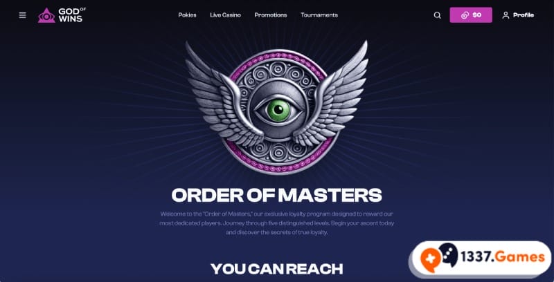 Vip Program God of Wins