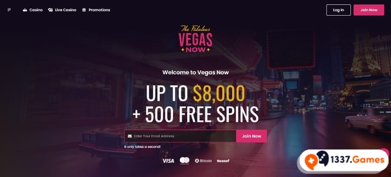 VegasNow Screenshot
