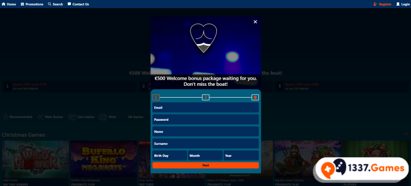 Registratie bij online casino