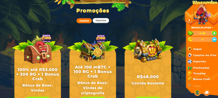 Bónus nos novos sites de cassino