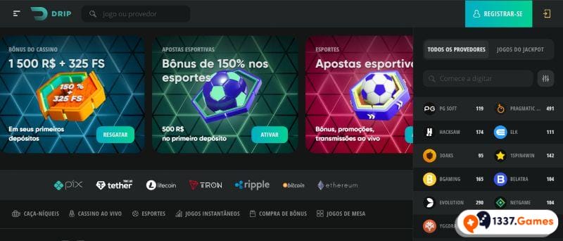 DripCasino Screenshot