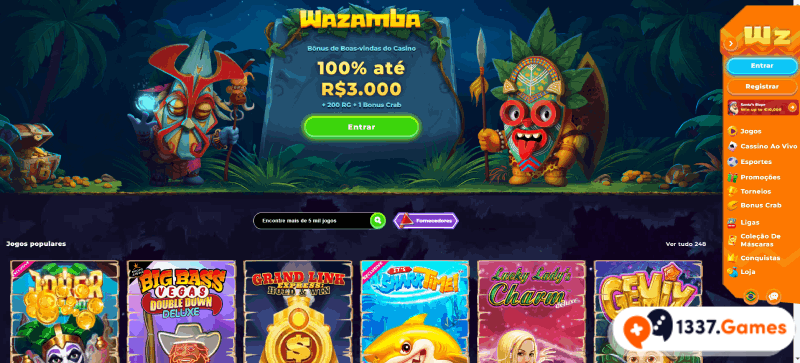 Wazamba: Melhor Cassino Estrangeiro