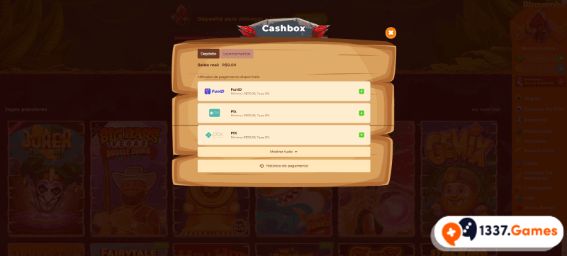 deposite no Melhor Cassino gringo