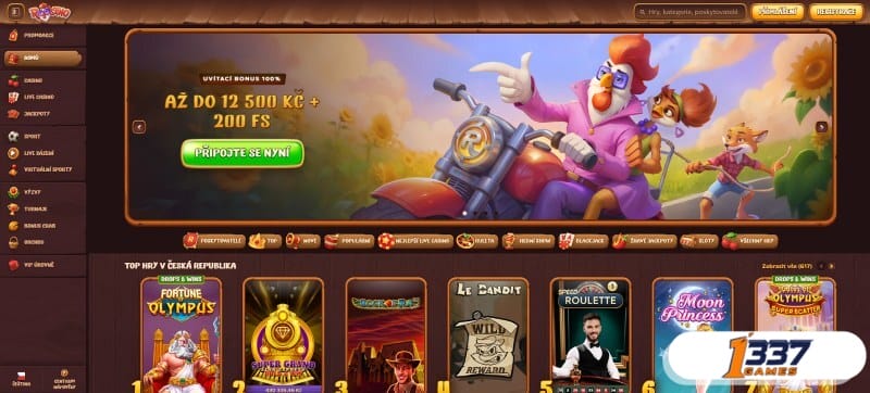 nejlepší kasino v Česku Roostino