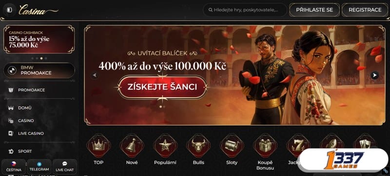 nejlepší online kasino Casina