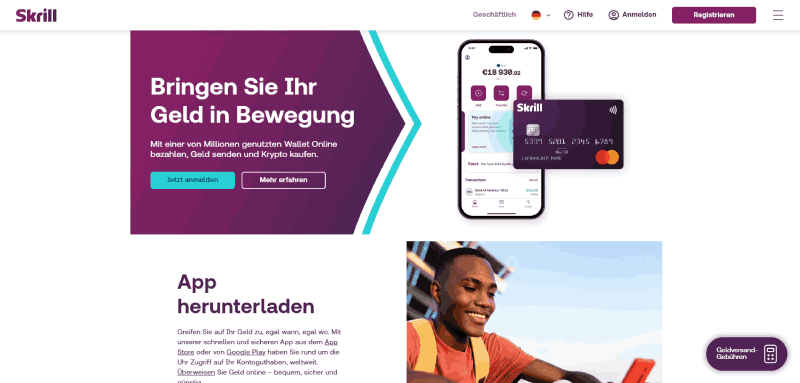 Zahlungsmethode Skrill im Casinos