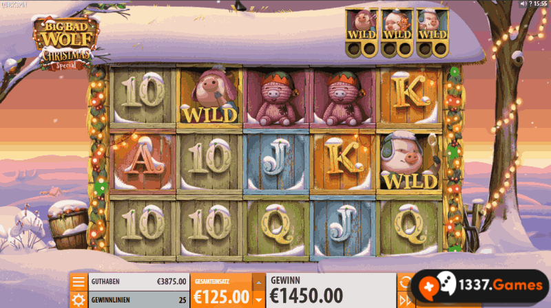 Big Bad Wolf Christmas Special- Adventsspiel im Casino