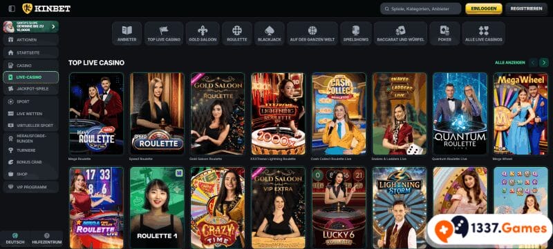 Live Spiele im Schweizer Online Casino