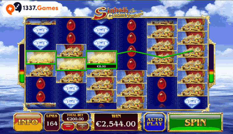 Sinbad's Golden Voyage im unbekannten Casino spielen
