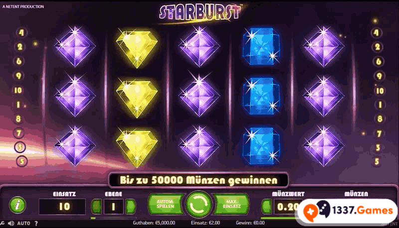 Starburst mit Autoplay spielen