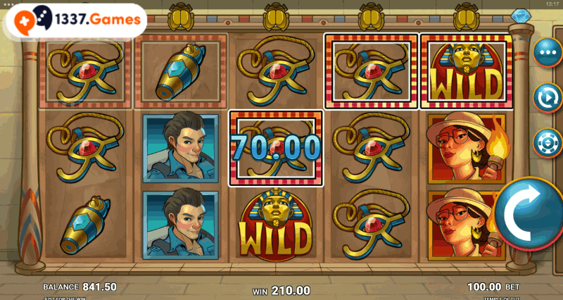 Temple of Tut – Slot in unbekanntem Online Casino.