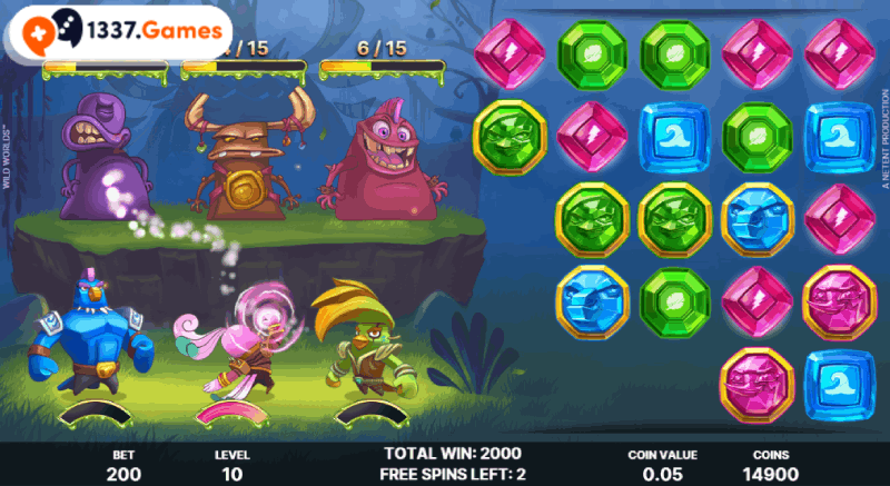 Unbekanntes Casino mit Wild Worlds Slot
