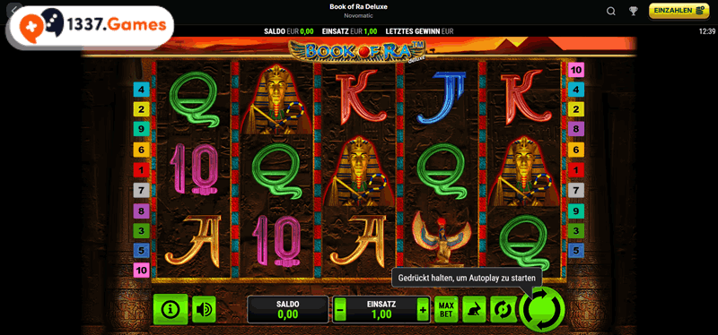 Novomatic Book of Ra spielen