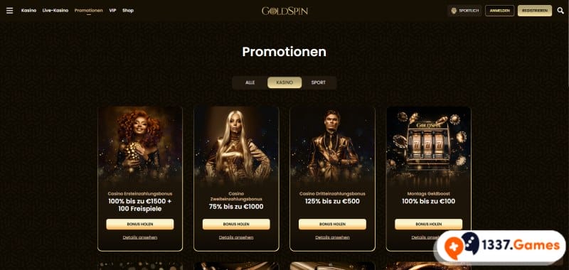 Echtgeld Boni im Online Casino