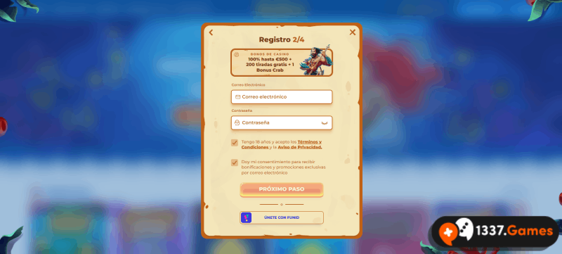Selecciona criptocasino seguro y regístrate