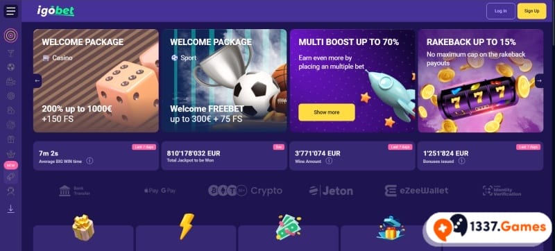 Igobet Screenshot