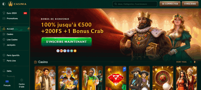 Casinia : Le meilleur casino Plinko avec paris sportifs.