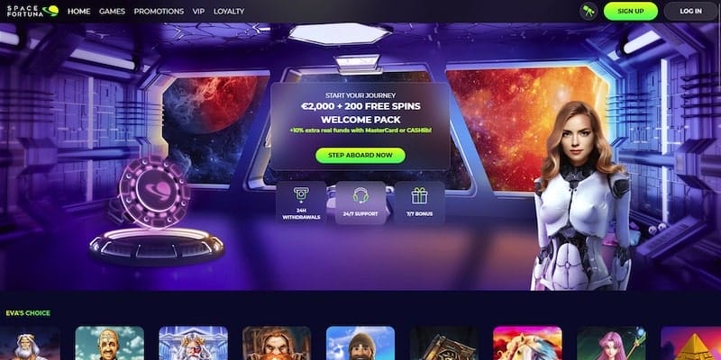 Space Fortuna: Ανώτερο Καζίνο για Επιβραβεύσεις Παίκτη