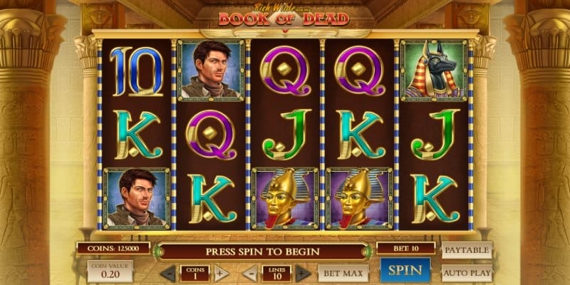 Book of Dead: Slot classica con vincite alte