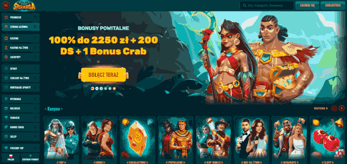 Spinanga: Najlepiej płatne kasyno online w Polsce