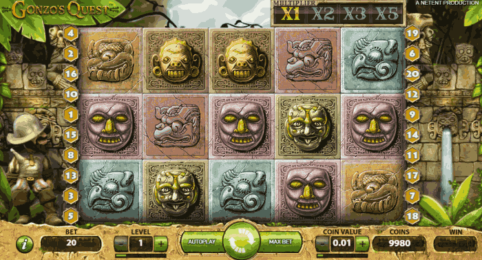 Gonzo's Quest: Slot na stronie online casino.