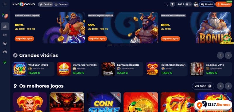 NineCasino Screenshot