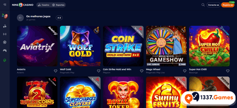 Nine Casino jogos a casino dinheiro real