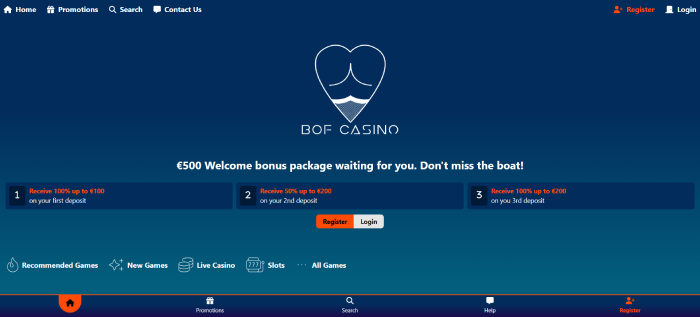 BOF Casino bästa casino med snabba uttag