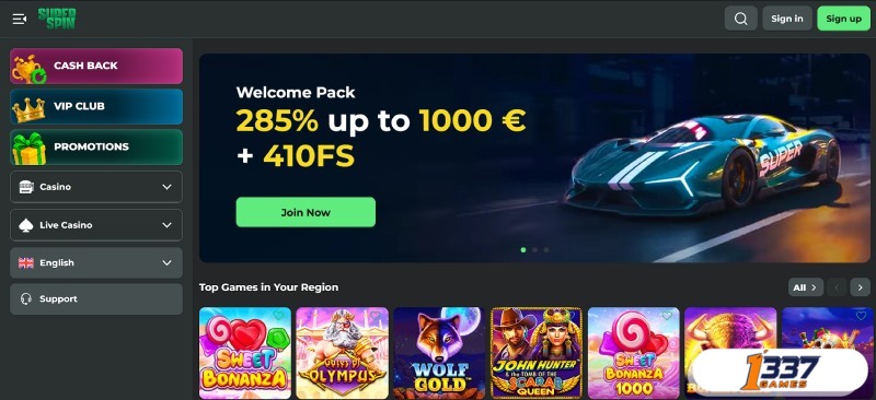 SuperSpin Screenshot