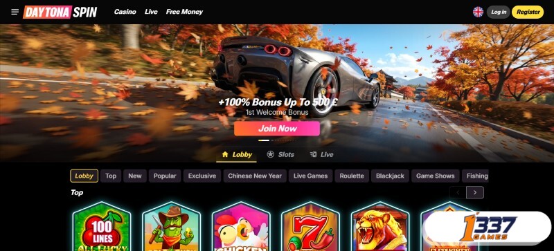 DaytonaSpin Screenshot