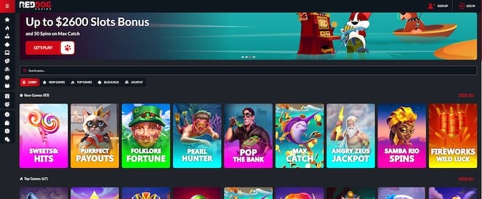 Red Dog Top-Rated Casino with PayPal