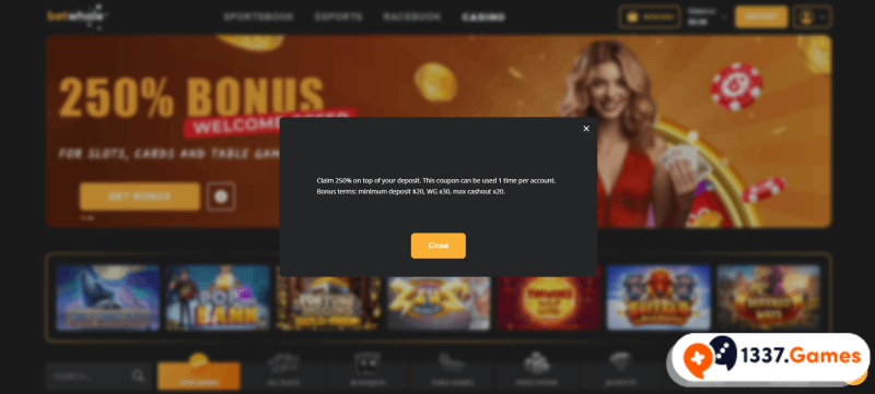 claim new online casino bonuses