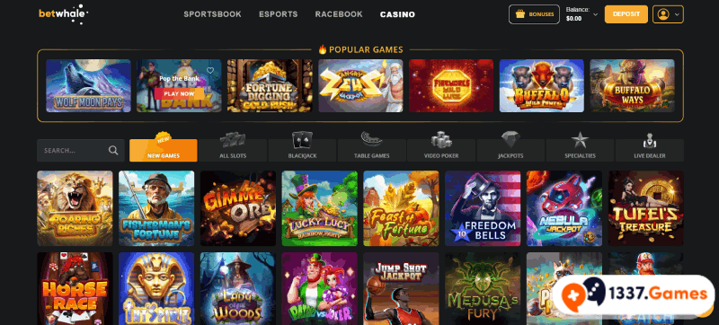 Play the lastest new casino games