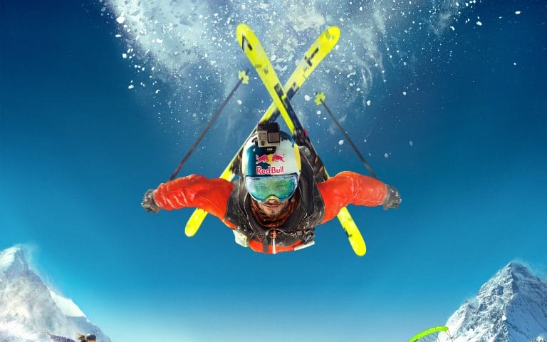 Daal af in de bergen van Alaska in de nieuwste Steep-update