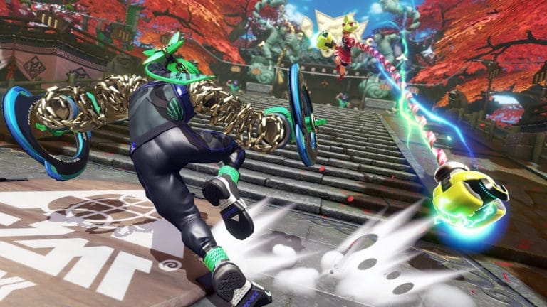 Dit zijn de zes speelbare personages van de Arms open bèta