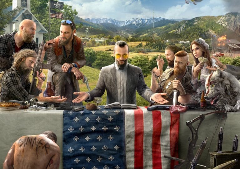 Far Cry 5 key-art toont een interessant thema voor de game!