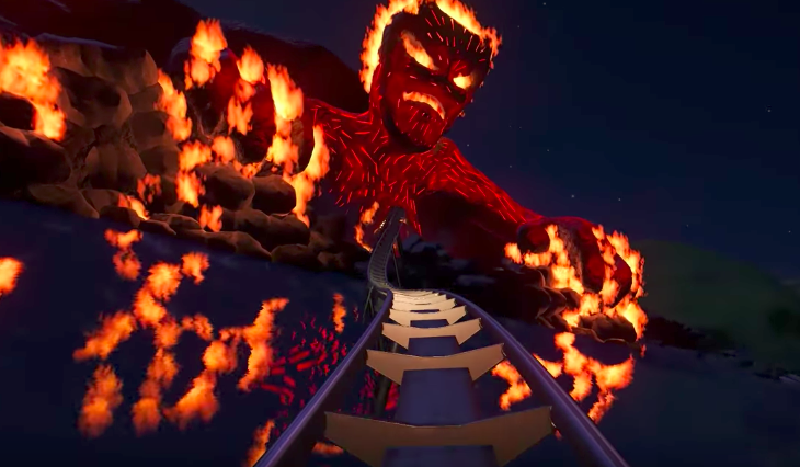 WOW: gamer maakt de meest waanzinnige achtbaan dat je ooit zal zien in een pretpark-game