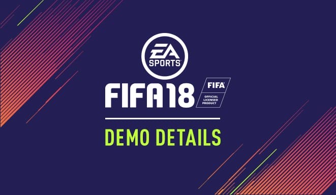 FIFA 18 Demo vanaf vandaag al te spelen!