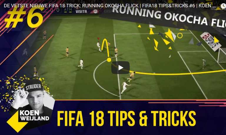 Hele vette nieuwe FIFA 18 Trick: Running Okocha Flick (+Video)