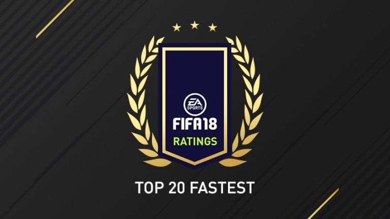 De 20 snelste spelers op FIFA 18