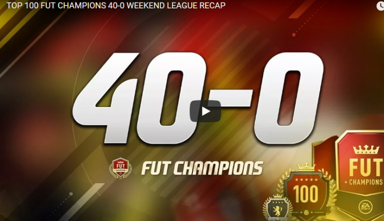 Terugblik van E-Divisie eSporter op zijn maximale score in de FUT 18 Weekend League (+Video)