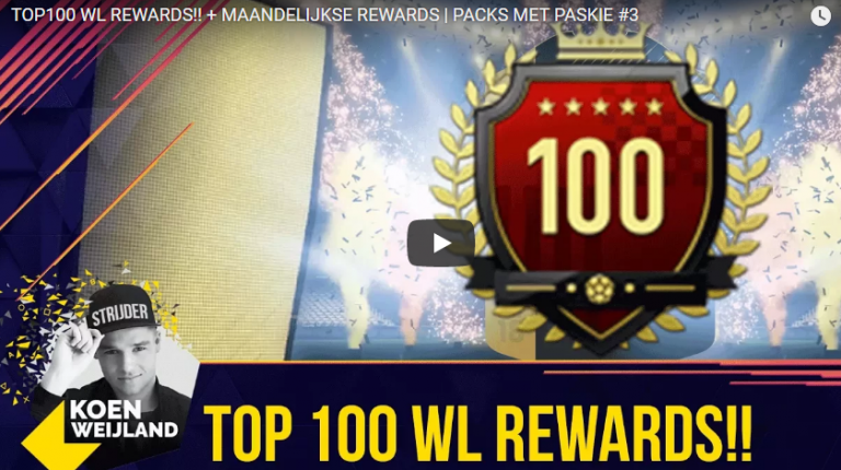 FUT 18 Weekend League Rewards: Weekend- + Maandelijkse Rewards van Nederlandse eSporters!