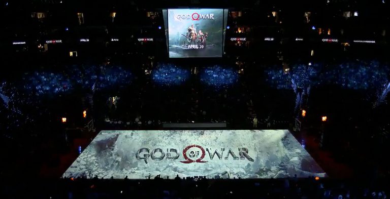 God of War trailer op spectaculaire wijze getoond tijdens NBA wedstrijd