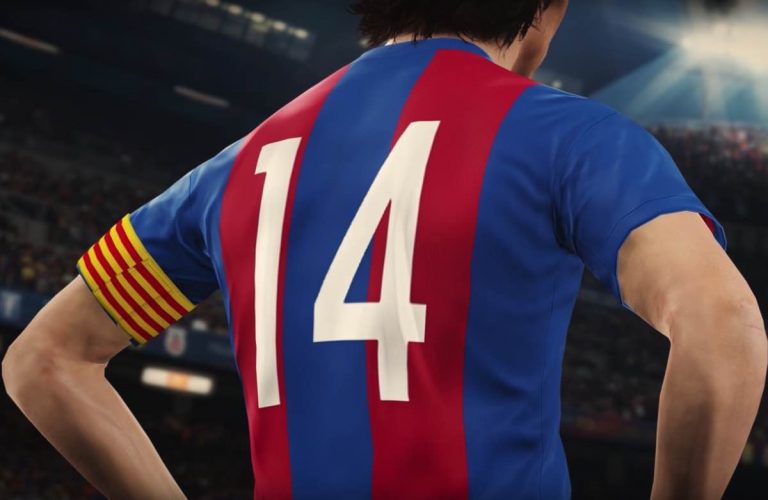 Voetballegende Johan Cruijff binnenkort speelbaar in PES 2018
