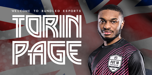 Torin Page de eerste internationale FIFA eSporter van Bundled