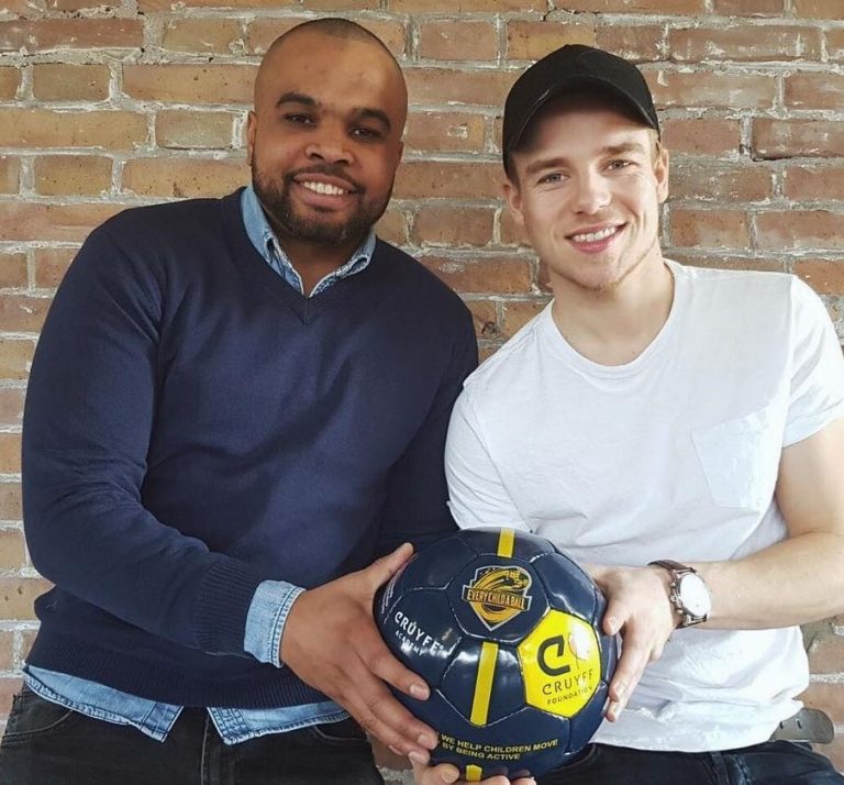 Koen Weijland ambassadeur van Stichting elk kind een bal!