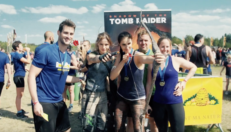 De ‘echte’ Lara Croft daagde onlangs mensen uit tijdens het Genkse Battle of Thor