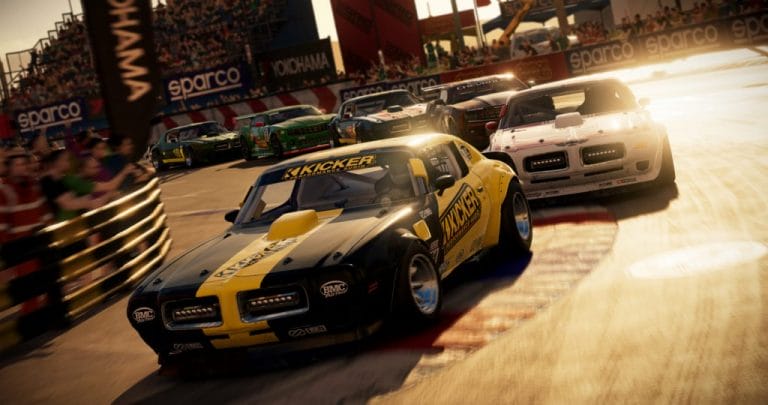 Verschillende wagens in de nieuwe gameplay trailer van GRID