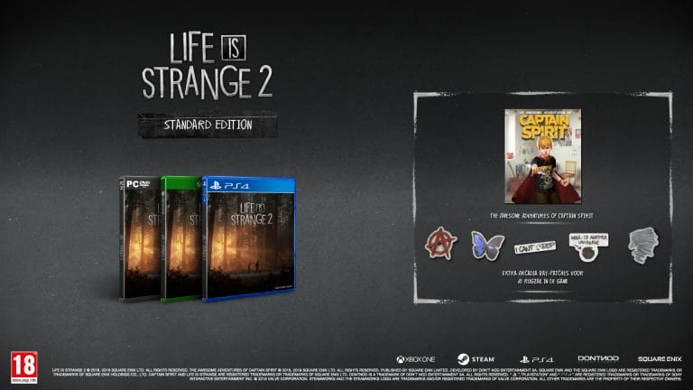 Square-Enix kondigt fysieke versie van Life is Strange 2 aan