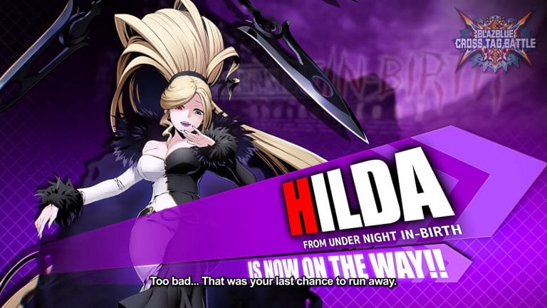 Hilda laat haar vaardigheden zien in nieuwe gameplay trailer van BlazBlue: Cross Tag Battle